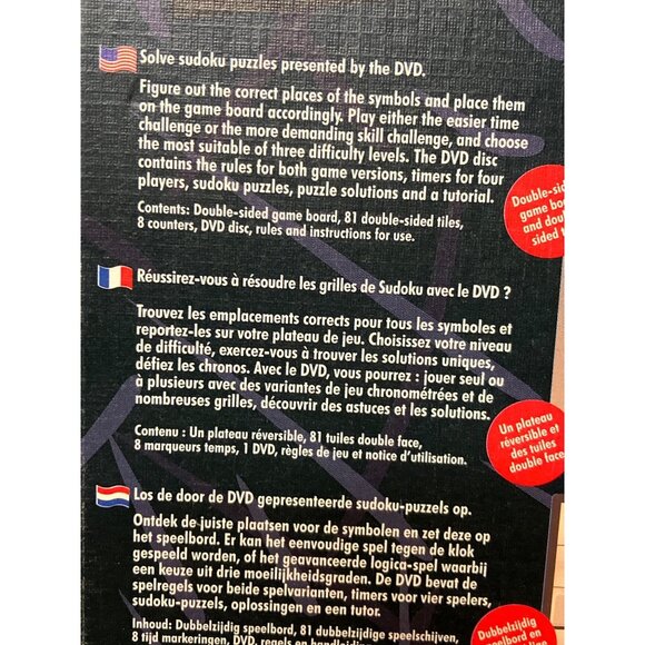 Sudoku DVD Board Game by Pressman - Picture 10 of 10